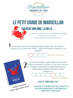 Jeu de piste : Le petit crabe de Marseillan