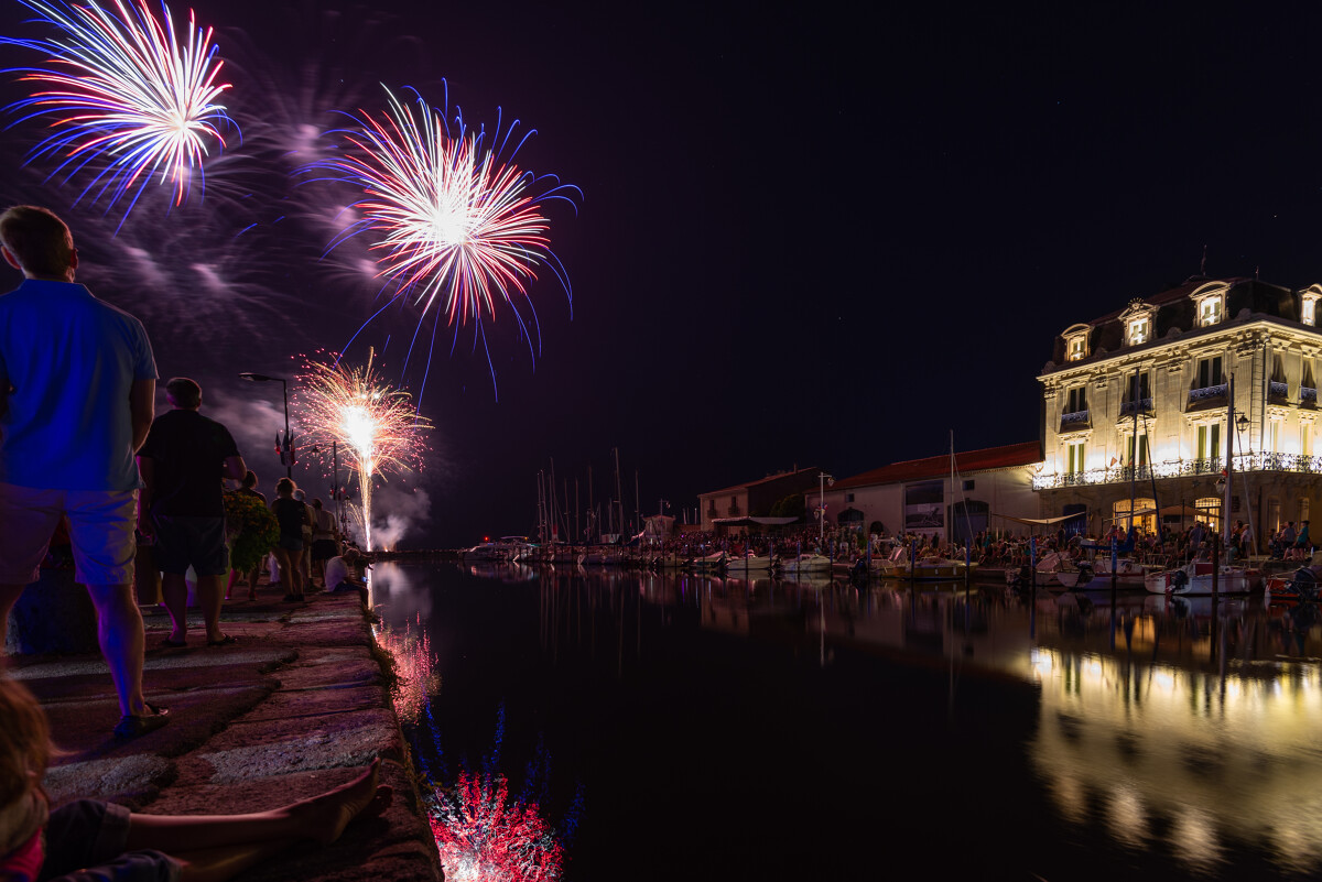 Feuerwerk in Marseillan